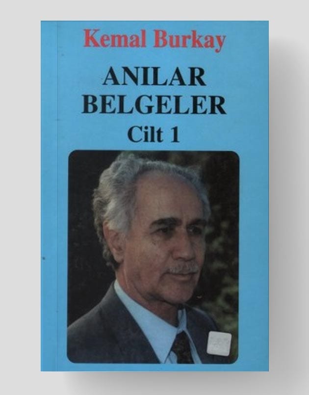 Anılar Belgeler Cilt 1