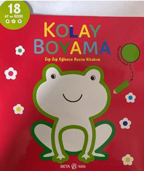 Kolay Boyama Zıp Zıp Eğlence Resim Kitabım