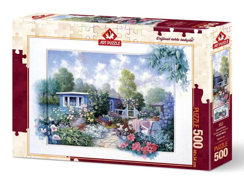 Çiçekli Bahçe 4211 (500 Parça)