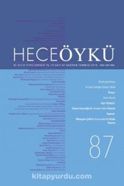 Hece Öykü Dergisi Sayı: 87
