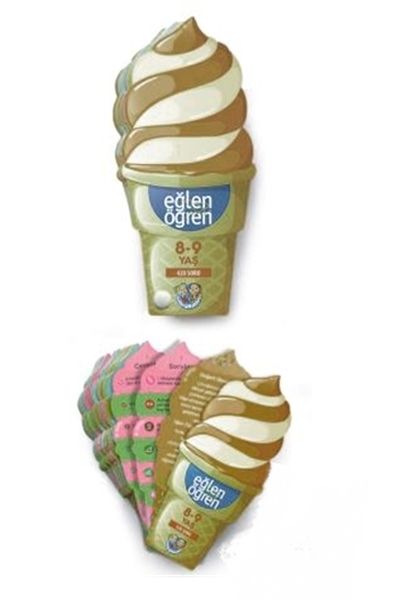 Eğlen Öğren Ice Cream - 420 Soru (8-9 Yaş)