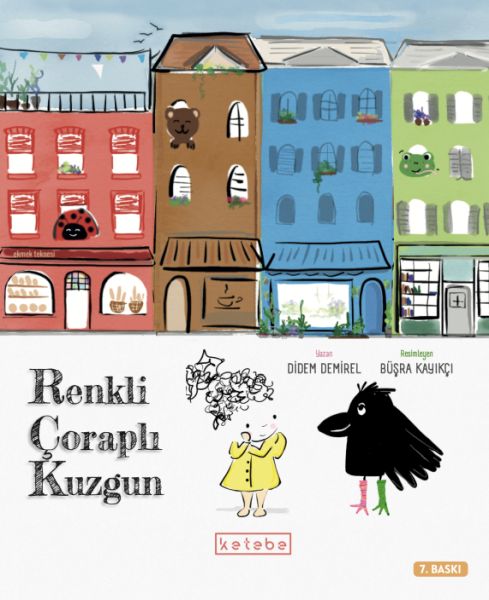 Renkli Çoraplı Kuzgun