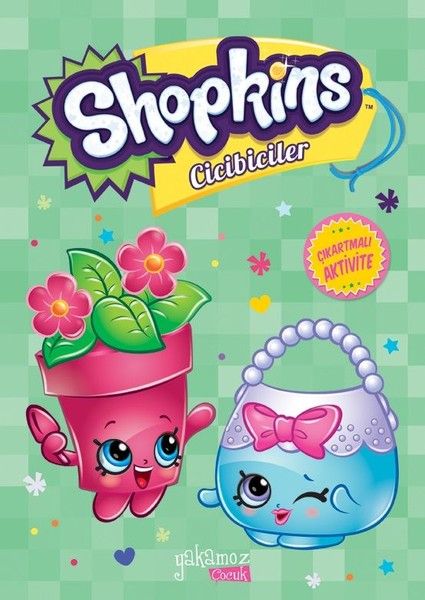 Shopkins Cicibiciler Çıkartmalı Aktivite - Yeşil