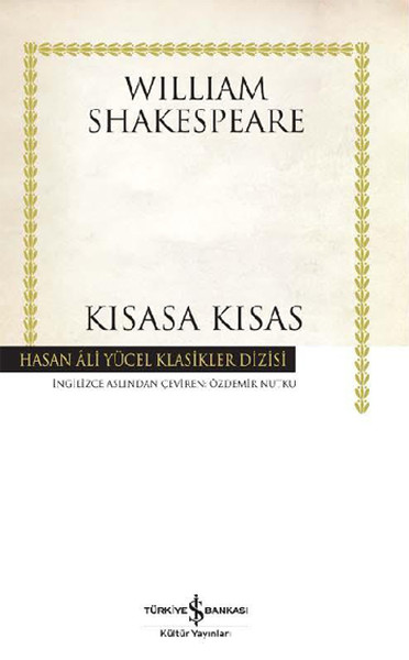 Kısasa Kısas - Hasan Ali Yücel Klasikleri (Ciltli)